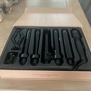 Bombay Hair's 5-in-1 Curling Wand and Hair Waver - 22mm Waver